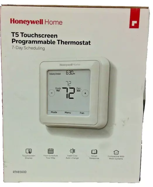 Honeywell 7 Day Programmable Thermostat (RTH8560D)