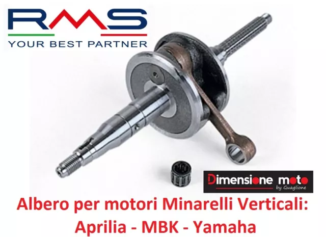 0011 - ALBERO MOTORE TIPO ORIGINALE + GABBIA "RMS" per Italjet Yankee 50 2T