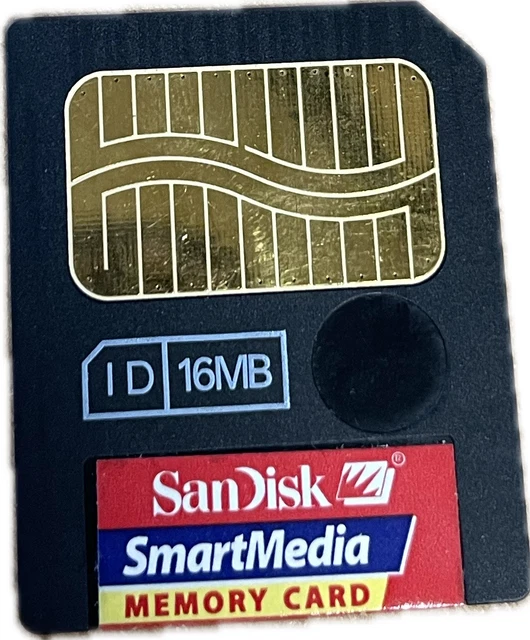 Tarjeta de memoria Sandisk Smartmedia 16 MB 1D Japón 5MF9 CT0501 U09782
