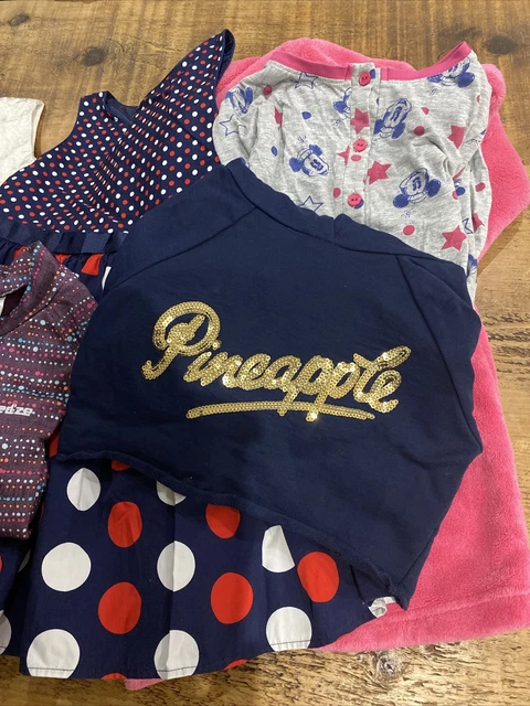 Bundle Of Girls Clothes Age 5-6 M&S, Pineapple, Primark Etc ￼8 Pieces 2