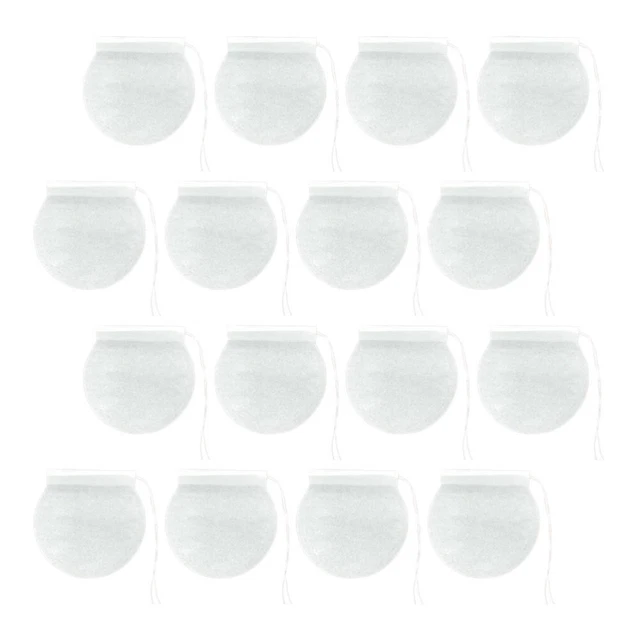 100 Pcs Disposable Bags Tea Bag Filter Bag Herbal Coffee Round