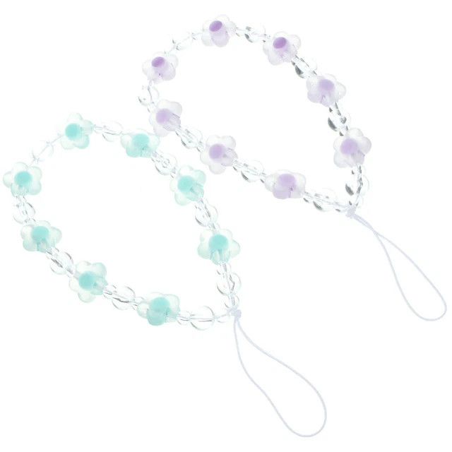 2 Pcs Mobile Phone Chain Plastic Chains and Charms Accessories Cell Lanyard