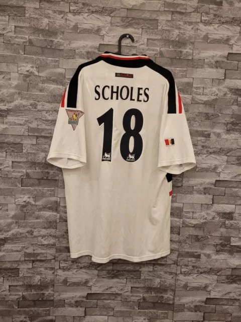 Originales Paul Scholes Trikot Manchester United Premier League Saison 1997/98