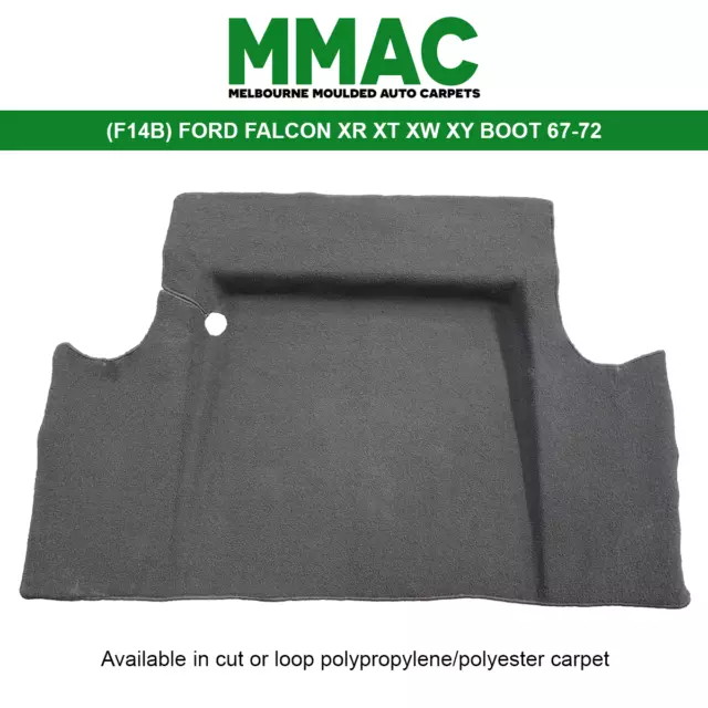 Moulded Car Carpet Fits (F14B) Ford Falcon Xr Xt Xw Xy Boot 67-72