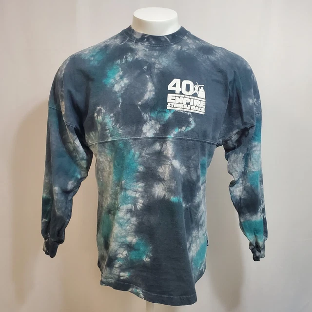 Disney Spirit Jersey 40th Anniversary Empire Strikes Back Tee Size XS Tie Dyed