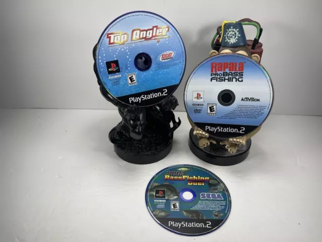 RAPALA PRO BASS Fishing Top Angler Sega Bass Fishing Duel PS2 Lot Of 3  Games $11.99 - PicClick