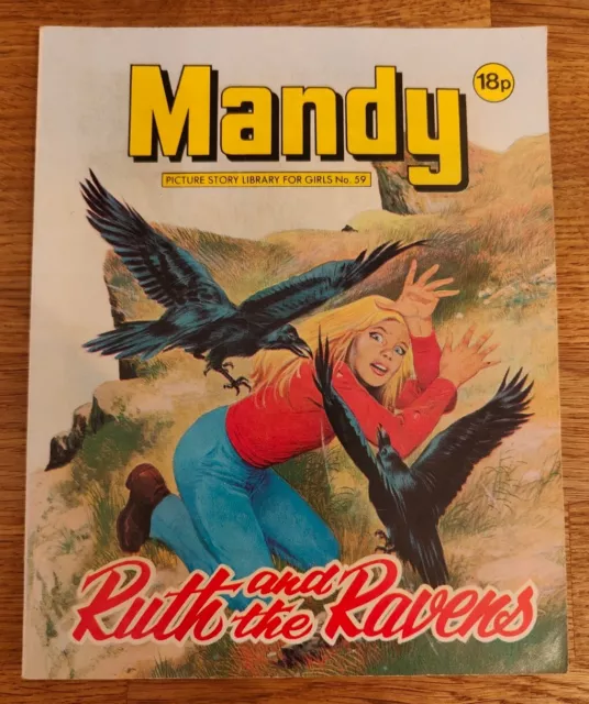 COMIC - Mandy Picture Story Library For Girls No #59 Ruth And The Ravens