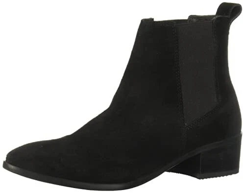 Steve Madden Women's Dover Ankle Boot Black Suede 9.5