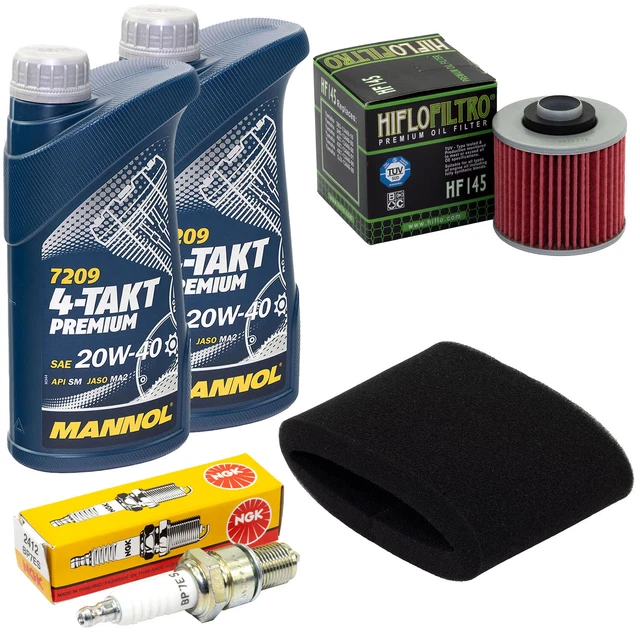 Kit Entretien Tecneco Bardahl XTM 5W40 + Filtre à Air + Bougie – Yamaha Tricity 125/150 MWS