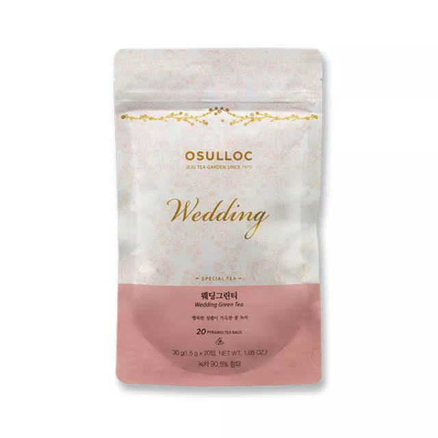 [OSULLOC] Wedding Green Tea(20 Teabags)_Green Tea with Sweet Bouquet Flavor