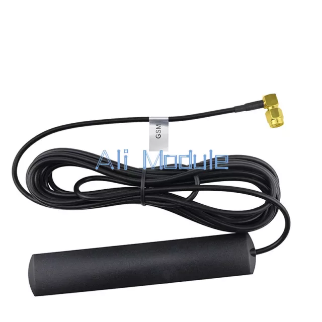 GSM GPRS Antenna 433 Mhz 2.5dbi Cable 90° SMA Male Universal DAB Patch Aerial AM