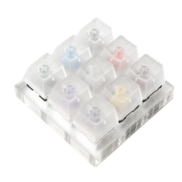 MECHANICAL KEYBOARD 9 Tester Sampler Keycap for Cherry MX Gateron Kailh ...