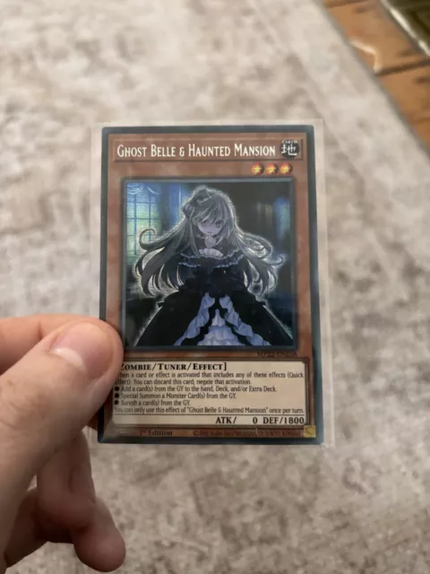 Ghost Belle & Haunted Mansion, MP22-EN258, Prismatic Secret Rare, 1st Edition