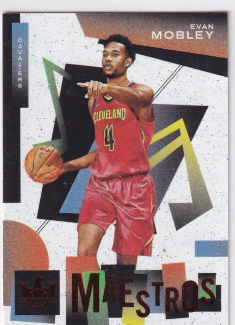 2021-22 Panini Court Kings NBA No. 28 Evan Mobley Masters Parallel Network 144/149