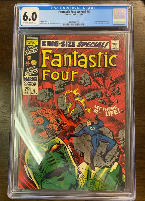 Fantastic Four Annual #6 - Marvel 1968 CGC 6.0 Birth of Franklin Richards