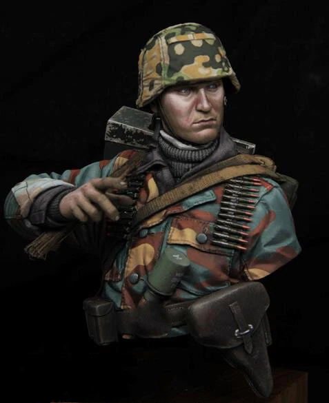 1:10 FIGURINE BUSTE en résine soldat militaire ww2 guerre