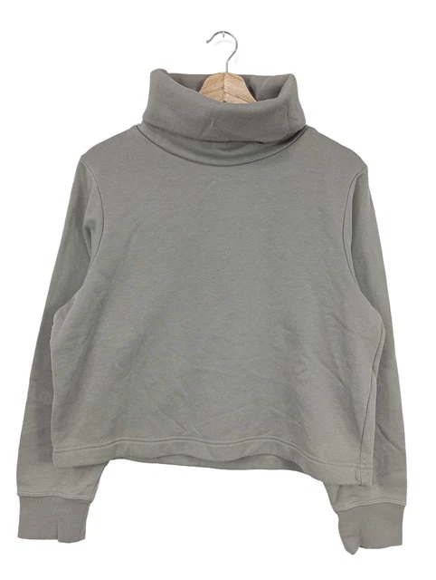 ZARA Pull-over à col roulé Dames Pull T EU 36 gris clair style décontracté ZARA Pull-over à col roulé Dames Pull T EU 36 gris clair style décontracté
