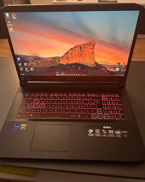 PC Portable Gamer Acer Nitro 5 - 15,6" I5 8e Gen - SSD + HDD - Windows 11 - Occasion