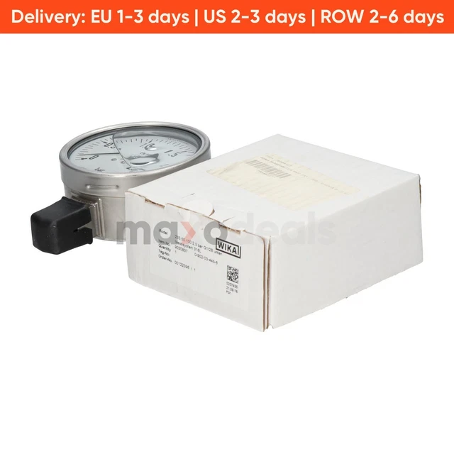 WIKA 233.50.100 BOURDON Tube Pressure Gauge New NFP EUR 18,65 PicClick DE