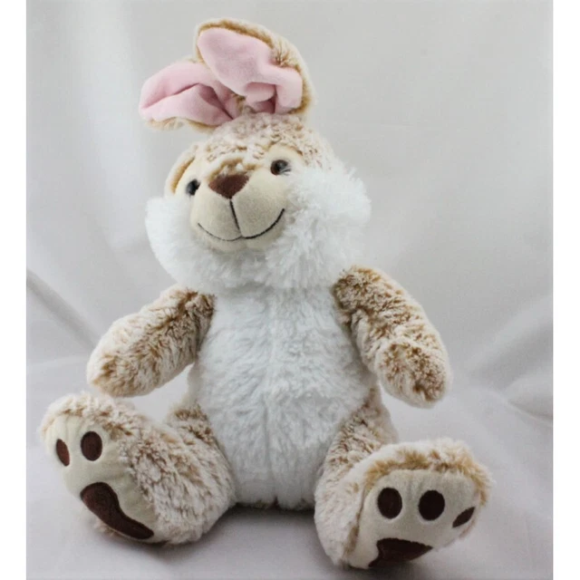 Doudou lapin beige marron blanc tout doux SIMBA TOYS NICOTOY - 20761