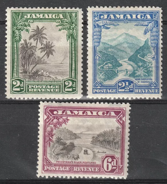 Jamaica 1932  set of 3  mint hinged