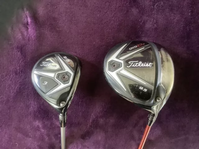 Titleist Driver And Three Wood