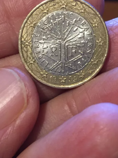 MONETA (RARA) DA 1 euro Francia del 1999. - circolata - EUR 7,00 - PicClick  IT