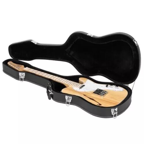 Glarry Popular Electric Guitar Hard Shell Case Flat Guitar Case Fits TL ST