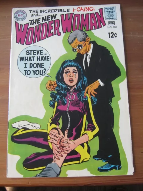 Wonder Woman Vol. 1 #180 DC Feb 1969 I-Ching on cover ZCO3