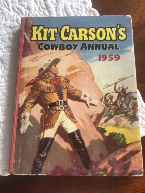 KIT CARSON'S COWBOY ANNUAL 1959 including Davy Crockett and Buffalo Bill