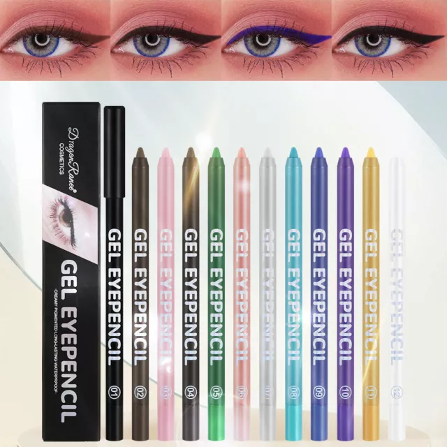 Waterproof Eyeliner Pencil Pearl Matte Eye Liner Gel Pen Lasting Makeup Beauty