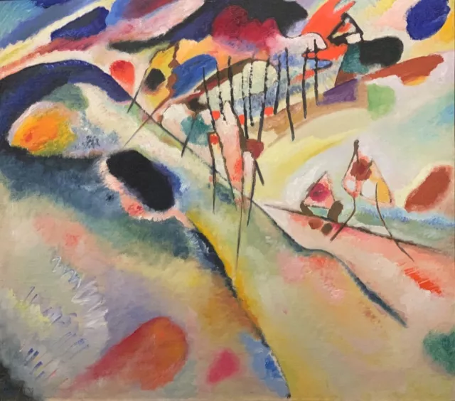 Landscape : Wassily Kandinsky : 1913 : Archival Quality Art Print