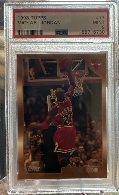 1998 Topps Michael Jordan 🔥 #77 PSA 9 (2)