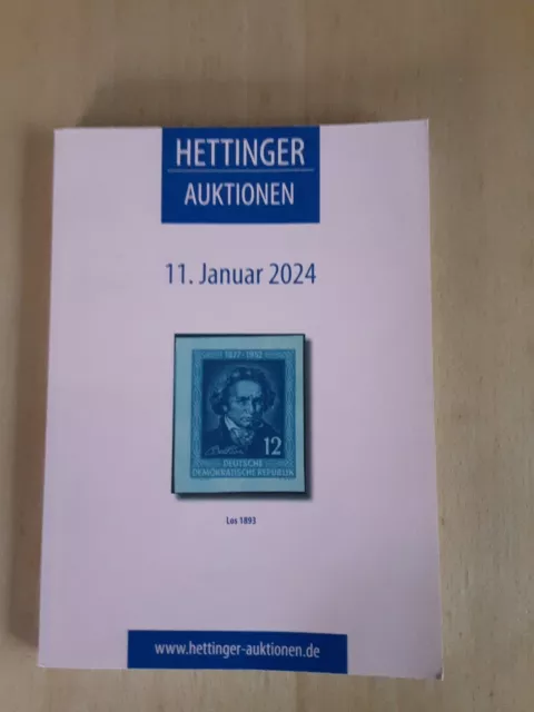 Cataloghi Aste: Aste Hettinger N. 63 Gennaio 2024