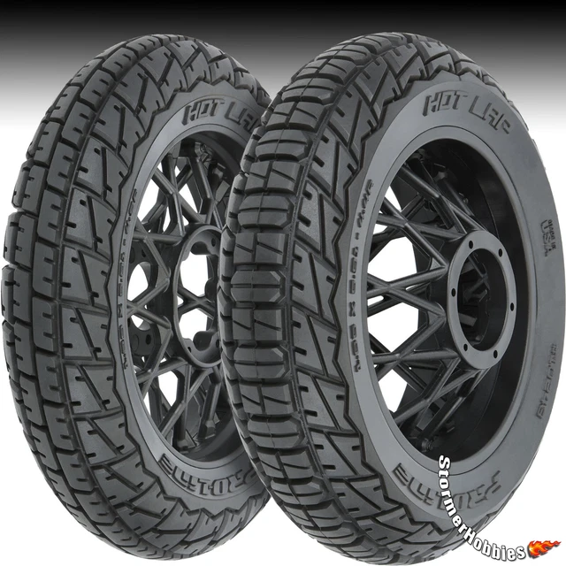 Pro-Line Racing Hot Lap 2.2" MC Clay Dirt Oval Buggy Rear Tires - Pair, Made In USA - View #3