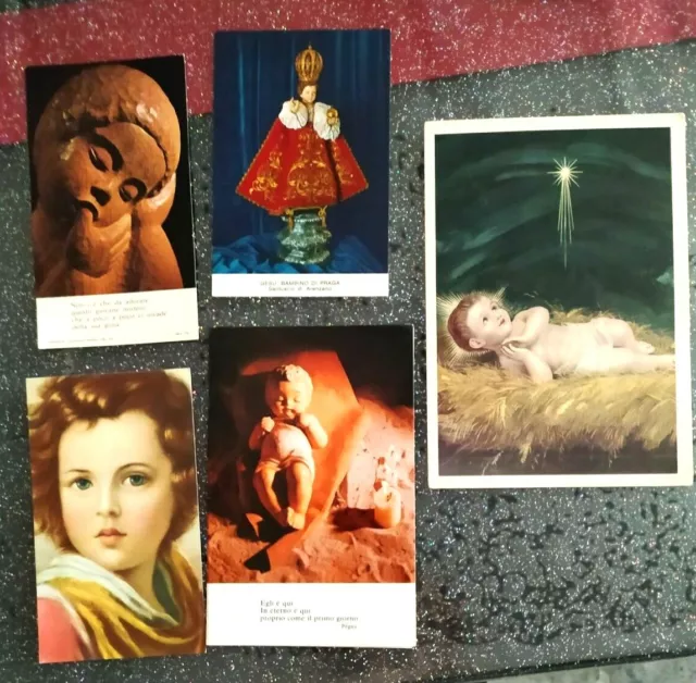 5 Santini Rari "Gesu' Bambino" 44 B Dismissione Collezione