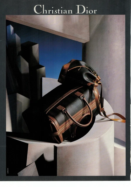 Publicité De Presse 1988 Christian Dior - Sac Cuir Dior -- Maroquinerie