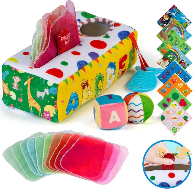 Jouet Bébé Boîte À Mouchoirs 6 Mois Jouets Sensoriels Montessori