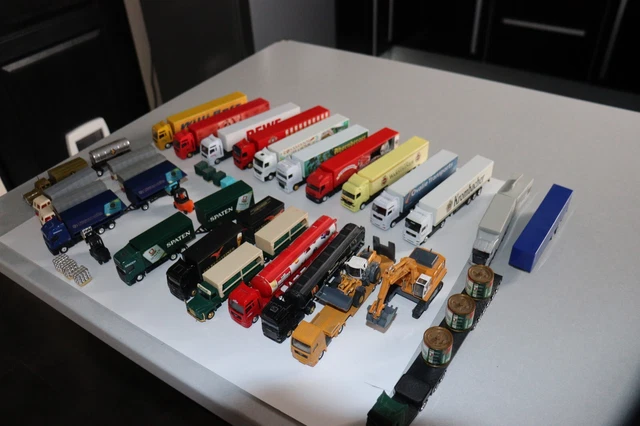 Lot De 3 Camions Jouets Sésame – Semi-Remorques – Années 70 – Friction – Bel État