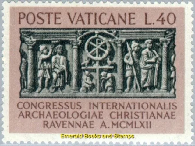 EBS Vatican City 1962 - Christian Archaeology Congress - 341-344 - MNH** 3