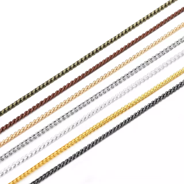 Long Jewelry Bulk Rolo Chain Metal Copper Fashionable Chains For