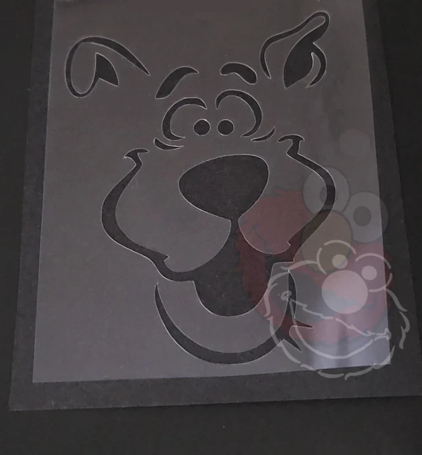 SCOOBY DOO FLEXIBLE/REUSABLE Stencil-Signs, Walls, Cards, Kids Clothing etc- £6.99 - PicClick UK