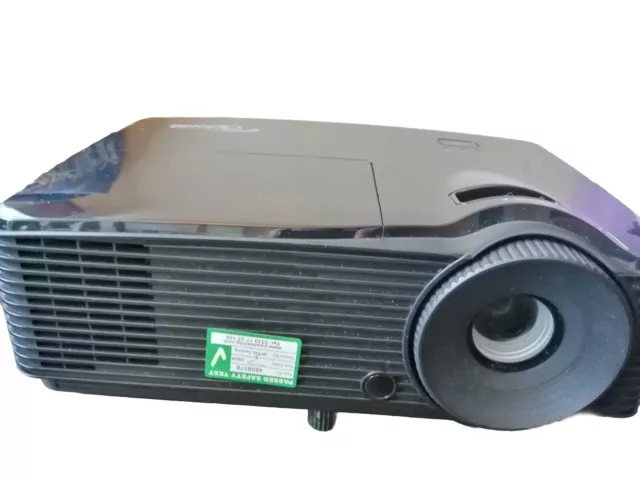 Optoma Projector 3d Ready Used I Working Order With Remote & Leads Bkack DAESSGZ