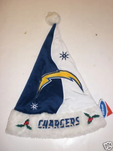 **Special Pricing**    One San Diego Chargers 18" Christmas Santa Hat