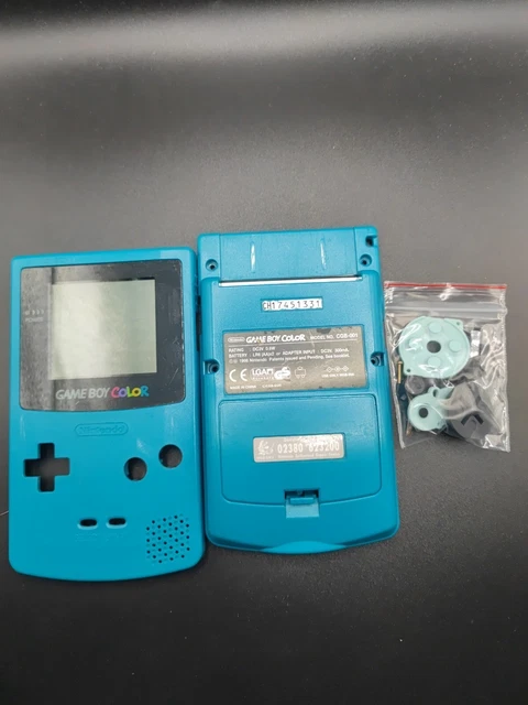 Nintendo Gameboy Color Original Official Teal Shell - Screen - Buttons