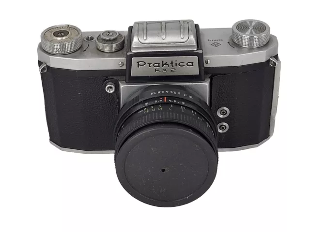 Praktica FX.2 Kamera SLR mit Pentacon 1,8/50mm Objektiv und Tasche 