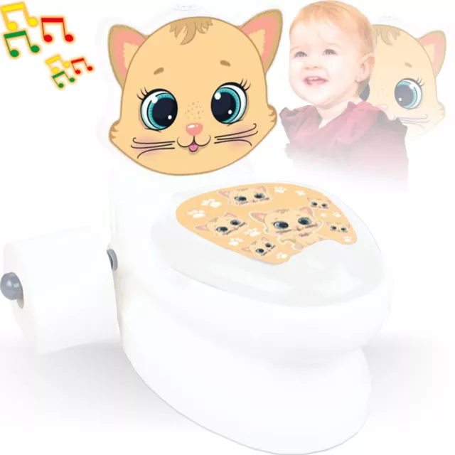 Toilette Sound Lerntöpfchen Toilettensitz Töpfchen Kinder Potty Toilettentrainer