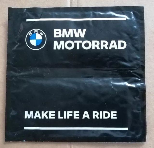 Bmw Motorrad - Make Life A Ride - Helm & Visier - Reinigungstuch Unbenutzt