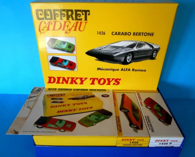 DINKY Toys Coffret Carabo Bertone Alfa Romeo 2083932 Atlas Editions 1/43 [N]