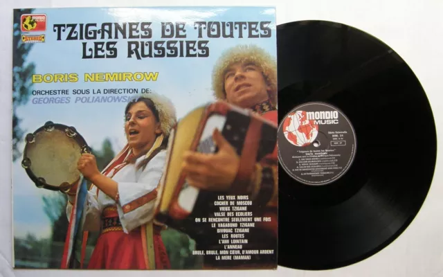 Boris Nemirow (Lp 33T) Tziganes De Toutes Les Russies - Georges Polianowsky